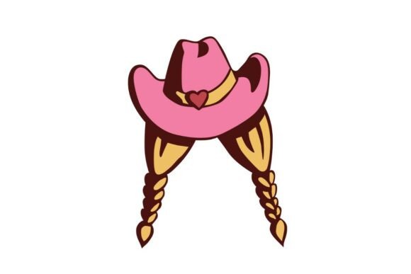 Blonde Braids Pink Hat: A Delightful Embroidery Design for Creative Projects