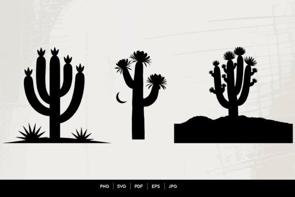 Desert Cactus Silhouette Collection Mini Review for Real Projects