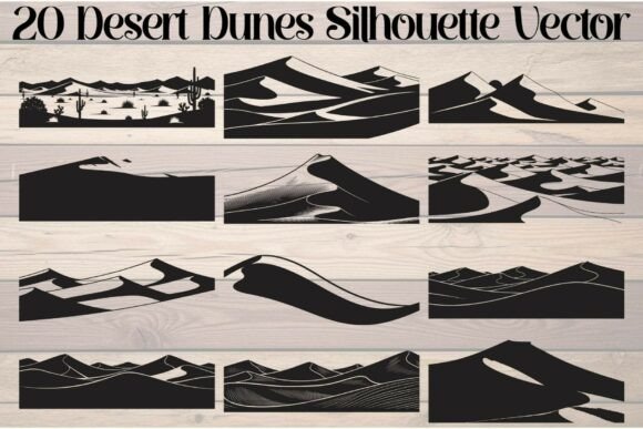 Desert Dunes Silhouette — A Bold Embroidery Design for Real Projects