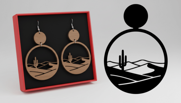 Desert Landscape Earring Laser Cut Review: A Designer’s Perspective