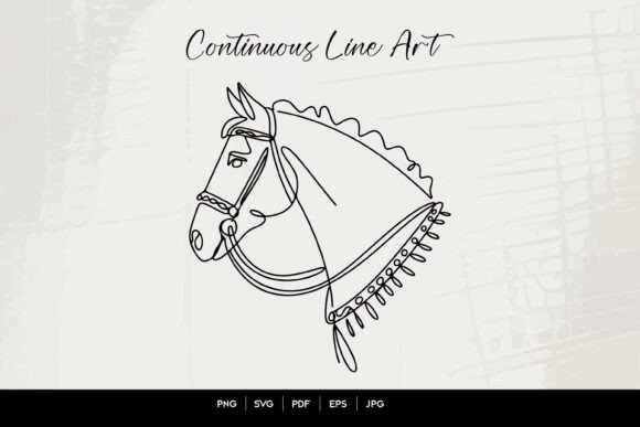 Horse Head Continuous Line Art: A Designer’s Practical Take