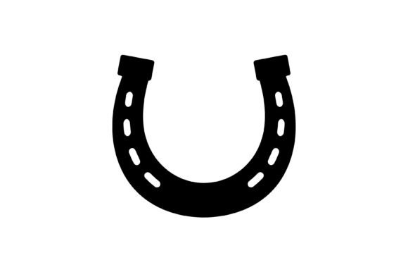 Minimal Lucky Horseshoe Vector Icon Review for Embroidery Projects