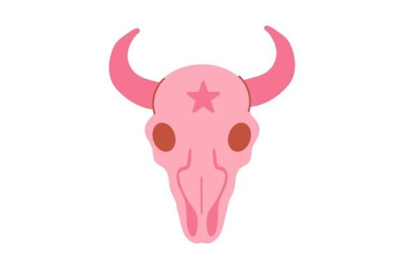 Pastel Pink Bull Skull Embroidery Design Review