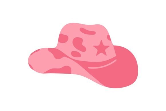 Pink Cow Print Hat: A Funky Embroidery Design for Playful Projects