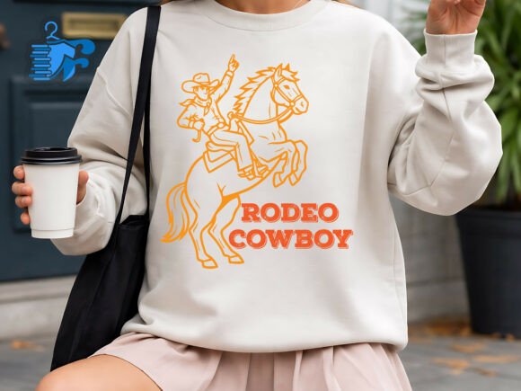 Rodeo Cowboy SVG: A Bold Western Embroidery Design